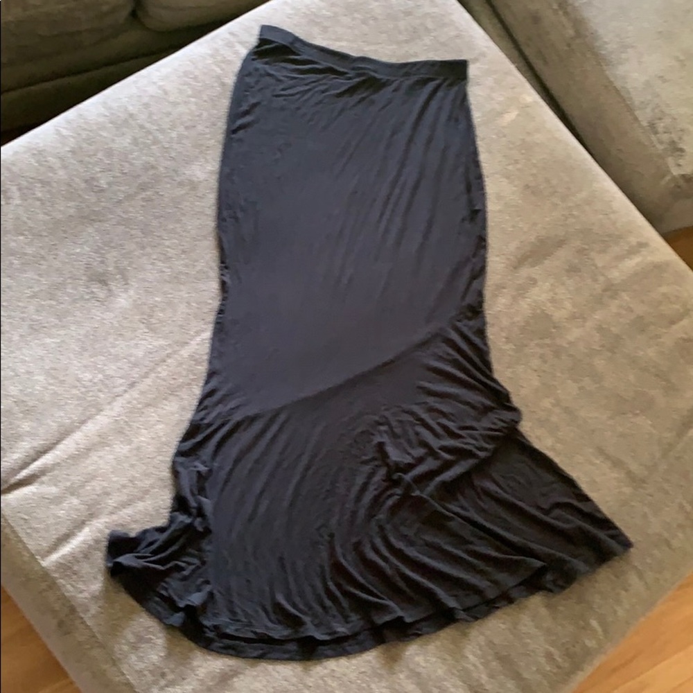 Black maxi dress